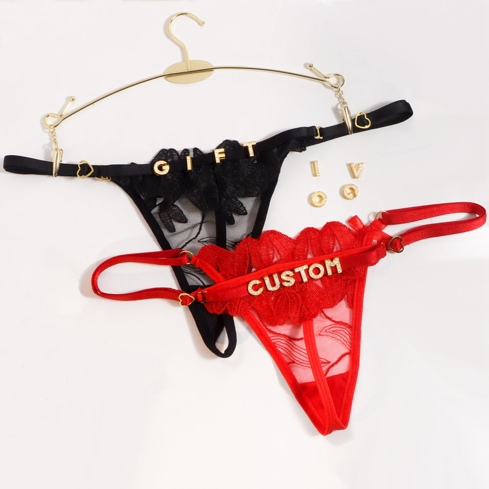 Femme's Lustful Leaf Thong ( DIY + INTERCHANGEABLE )