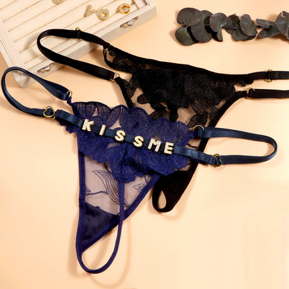 Femme's Lustful Leaf Thong ( DIY + INTERCHANGEABLE )