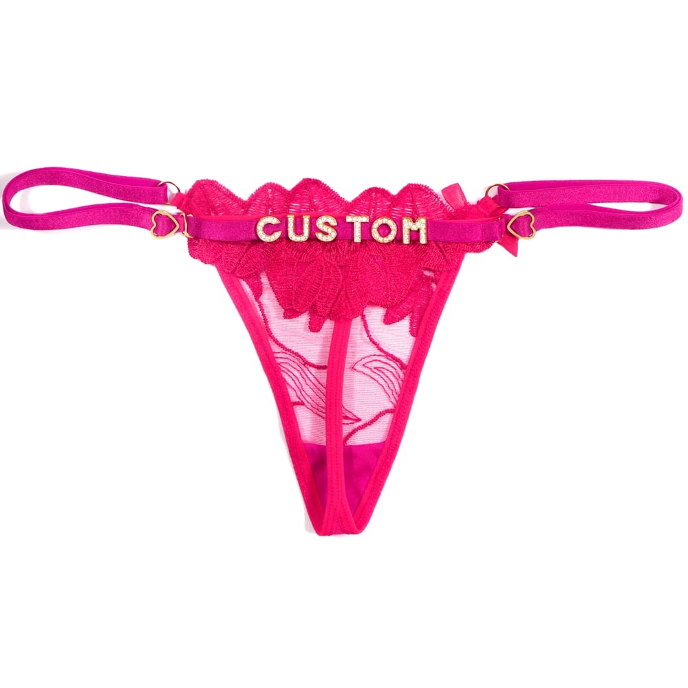 Femme's Lustful Leaf Thong ( DIY + INTERCHANGEABLE )